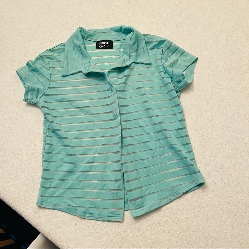 Turquoise Blouse - Picture 5 of 5